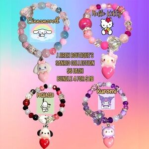 Sanrio Character Beaded Bracelets 🎀✨️